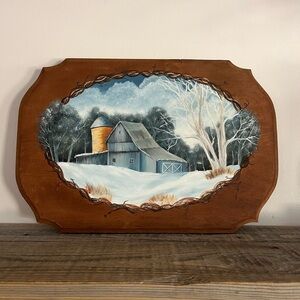 Original painting on wood